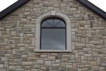 Flame Finished Arch (Band Method) with KeyStone, Upstands & Cill Flame Finished Arch (Band Method) with KeyStone, Upstands & Cill